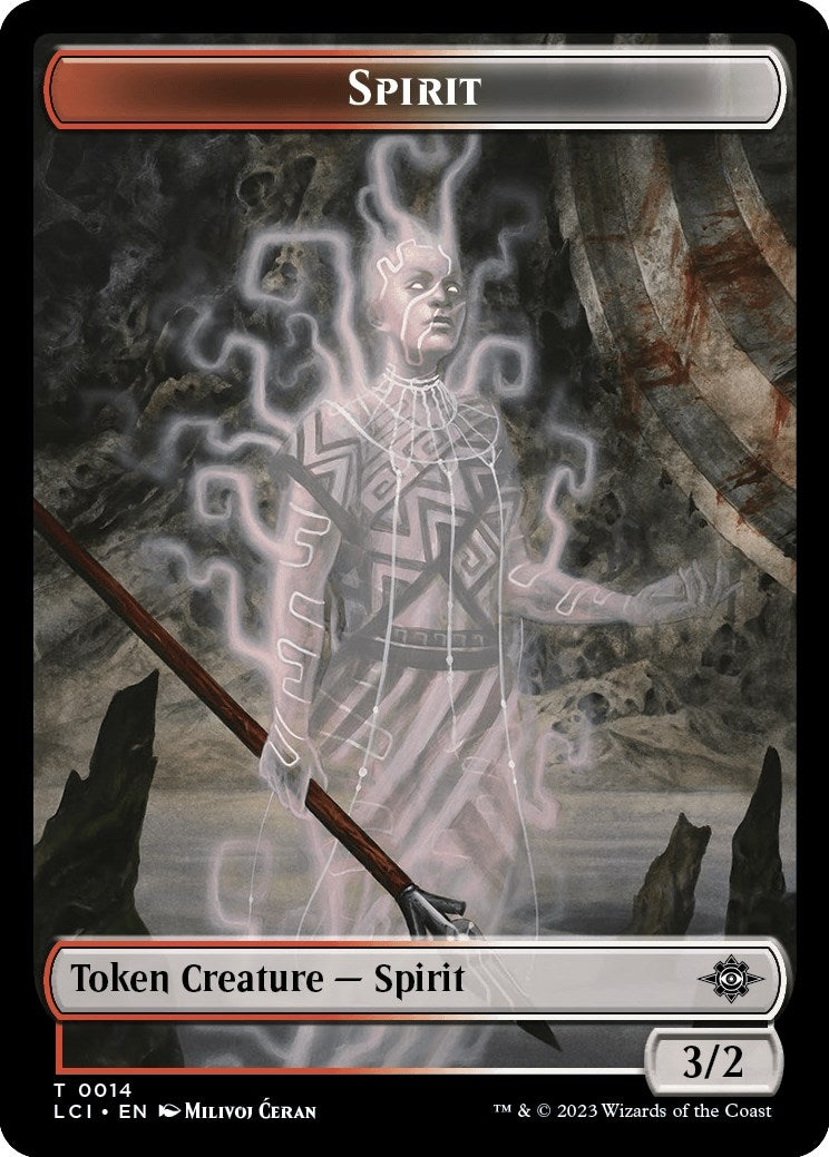 Spirit Token (0) [LCI] - MTG Single