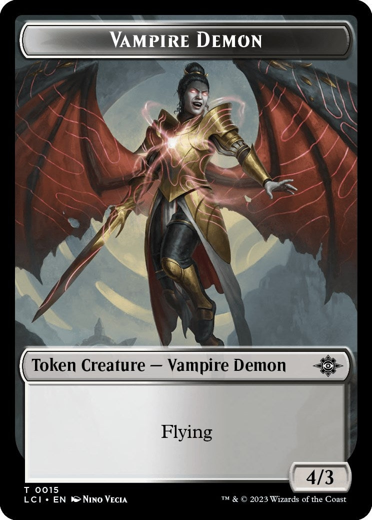 Vampire Demon Token (0) [LCI] - MTG Single