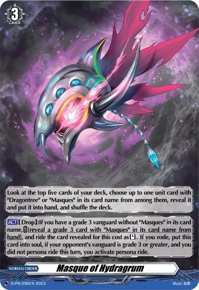 Masque of Hydragrum (290) (290) [D-PR] - Cardfight Vanguard Single