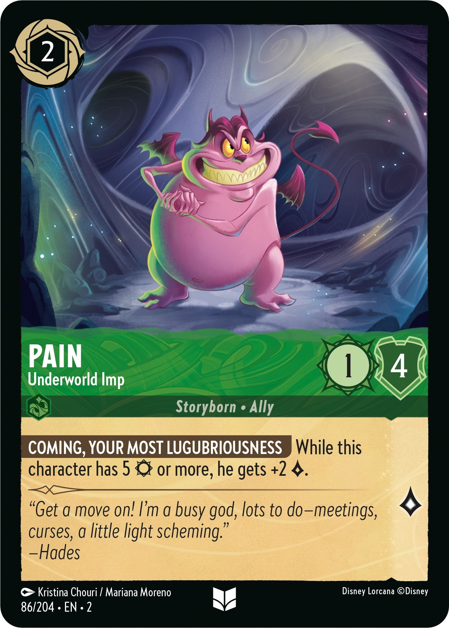 Pain - Underworld Imp (86) (2) - Disney Lorcana Single