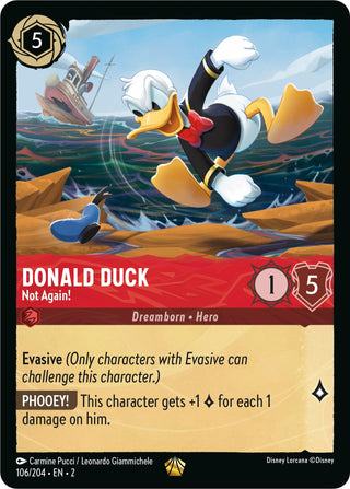 Donald Duck - Not Again! (106) (2) - Disney Lorcana Single