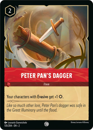 Peter Pan’s Dagger (135) (2) - Disney Lorcana Single