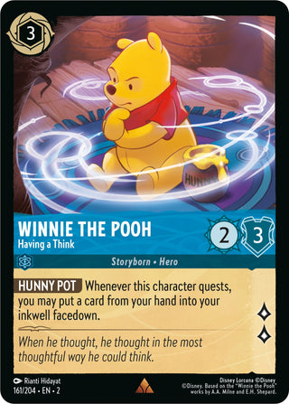 Winnie the Pooh - Having a Think (161) (2) - Disney Lorcana Single