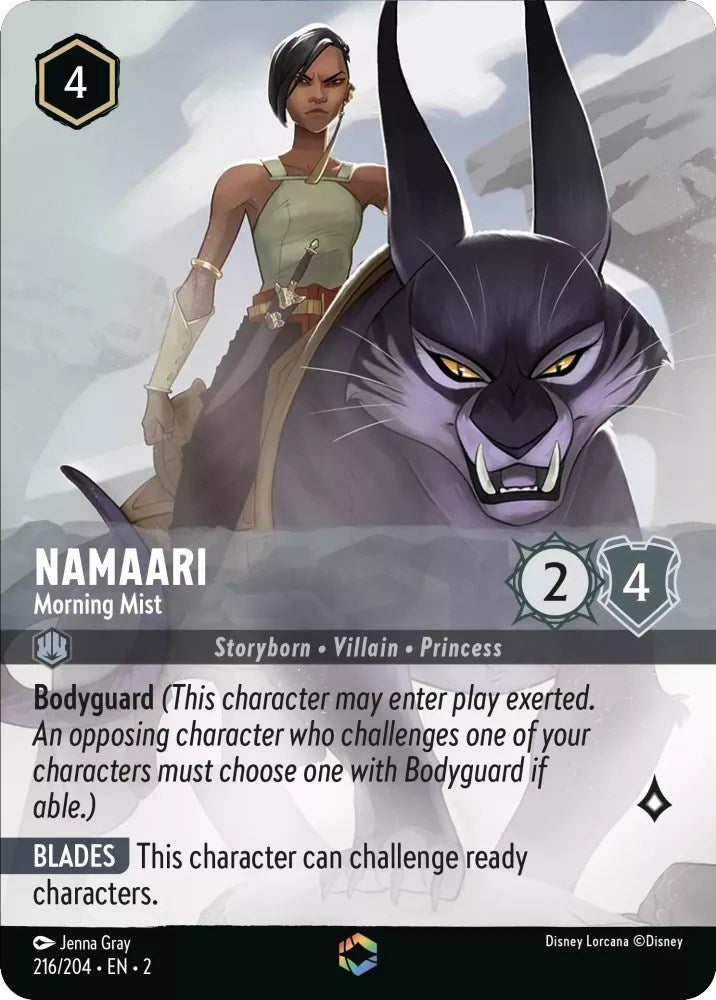 Namaari - Morning Mist (Enchanted) (216) (2) - Disney Lorcana Single