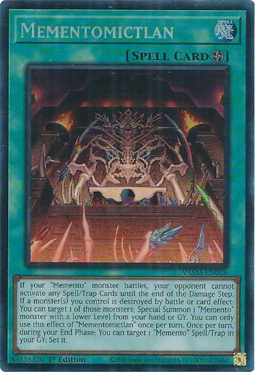 Mementomictlan (CR) (8) (VASM) - YuGiOh Single