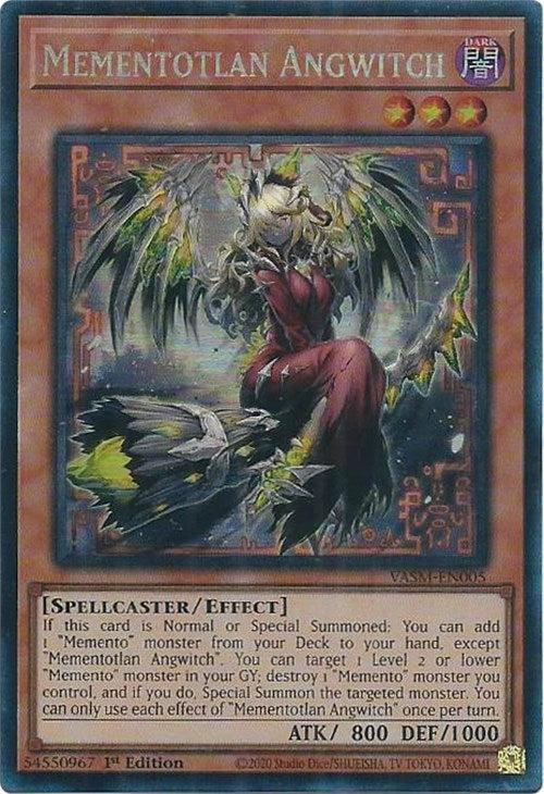 Mementotlan Angwitch (CR) (5) (VASM) - YuGiOh Single