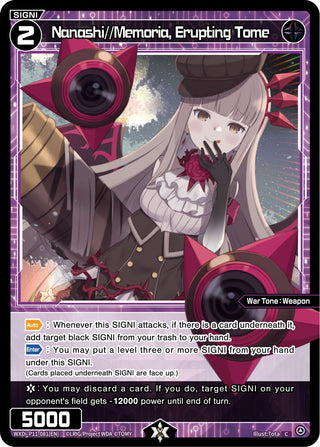 Nanashi//Memoria Erupting Tome (11081) [WXDi-P11] - WIXOSS Single