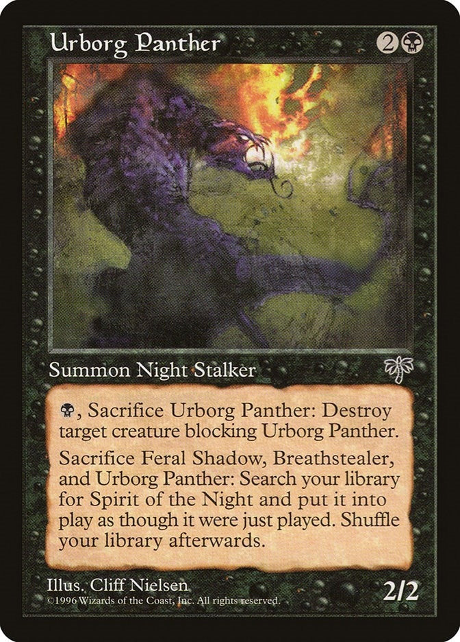 Urborg Panther [MIR] - MTG Single