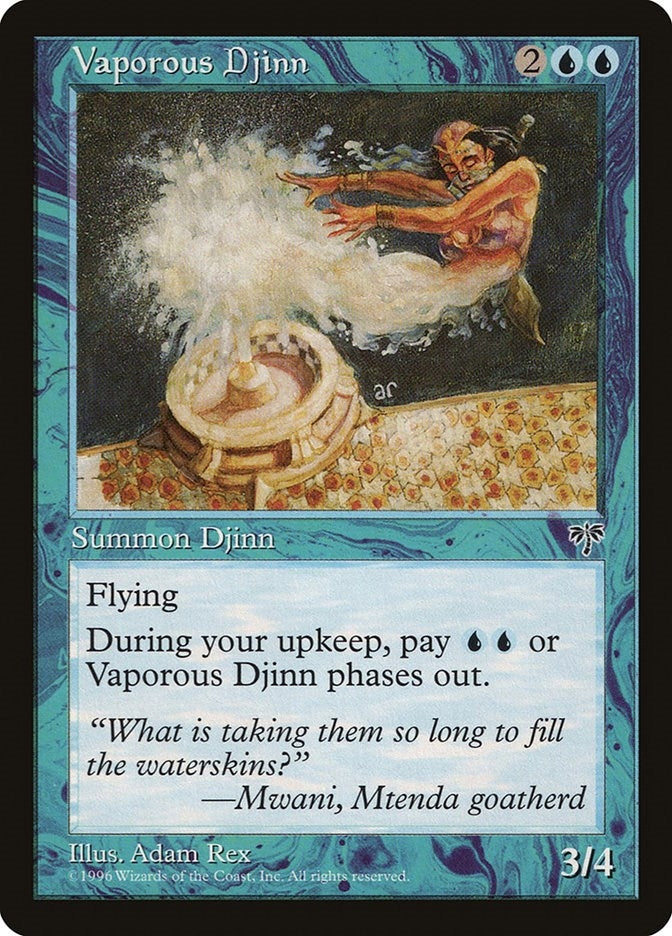 Vaporous Djinn [MIR] - MTG Single
