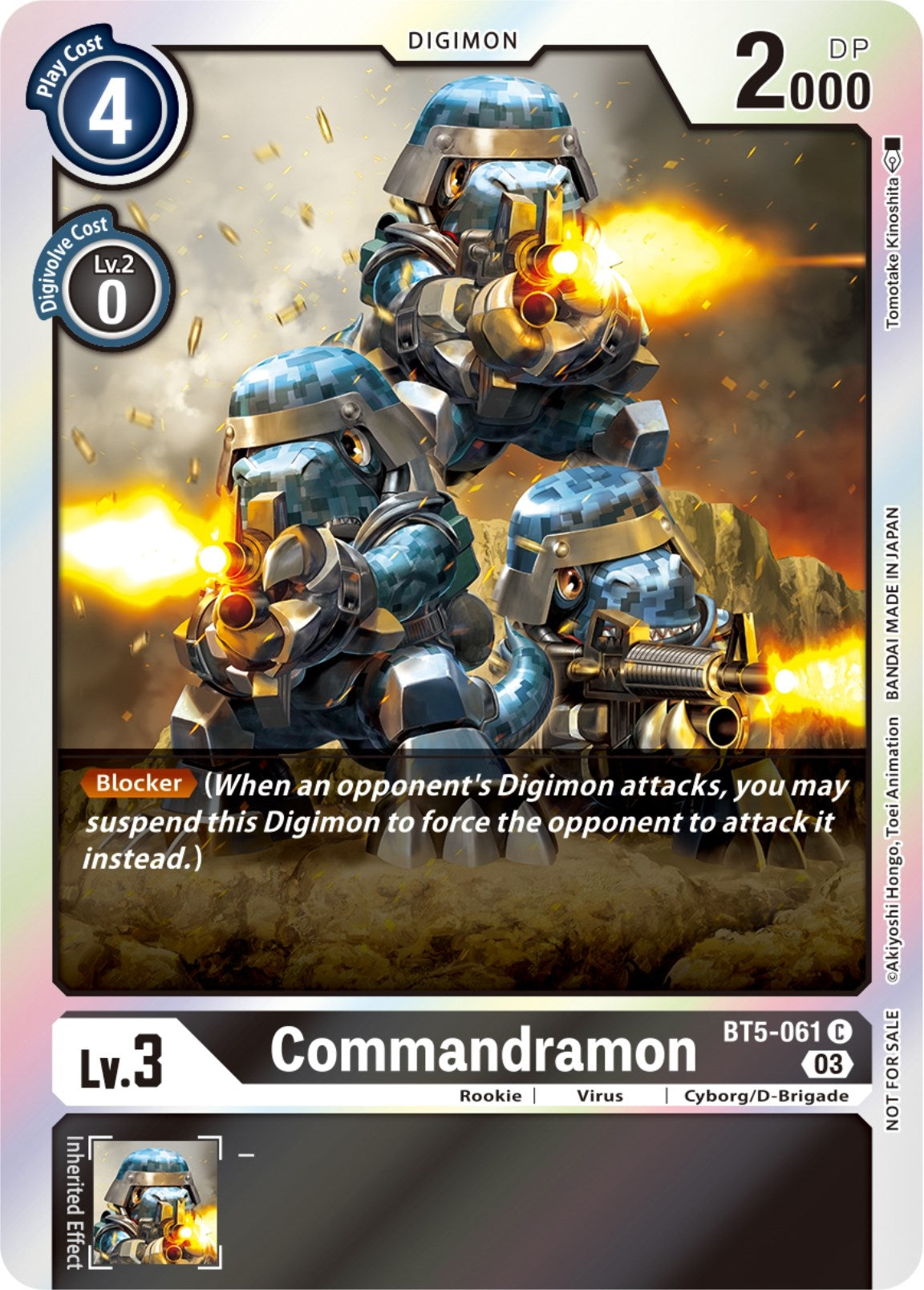Commandramon (Winner Pack -Blast Ace-) (5061) [BT05] - Digimon Card Game Single