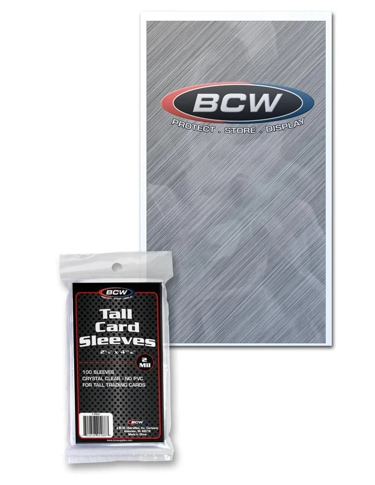 Image for Tall Trading Card Sleeves (100ct.) - Card Sleeves