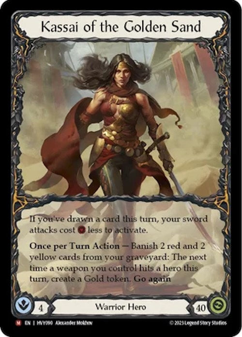 Kassai of the Golden Sand (90) [HVY] - Flesh and Blood TCG Single