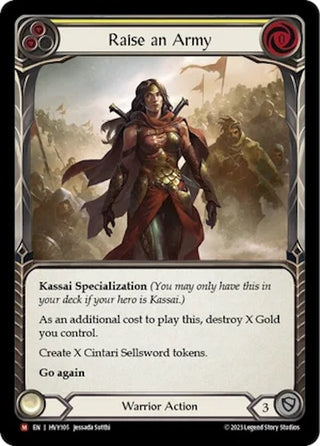 Raise an Army (105) [HVY] - Flesh and Blood TCG Single