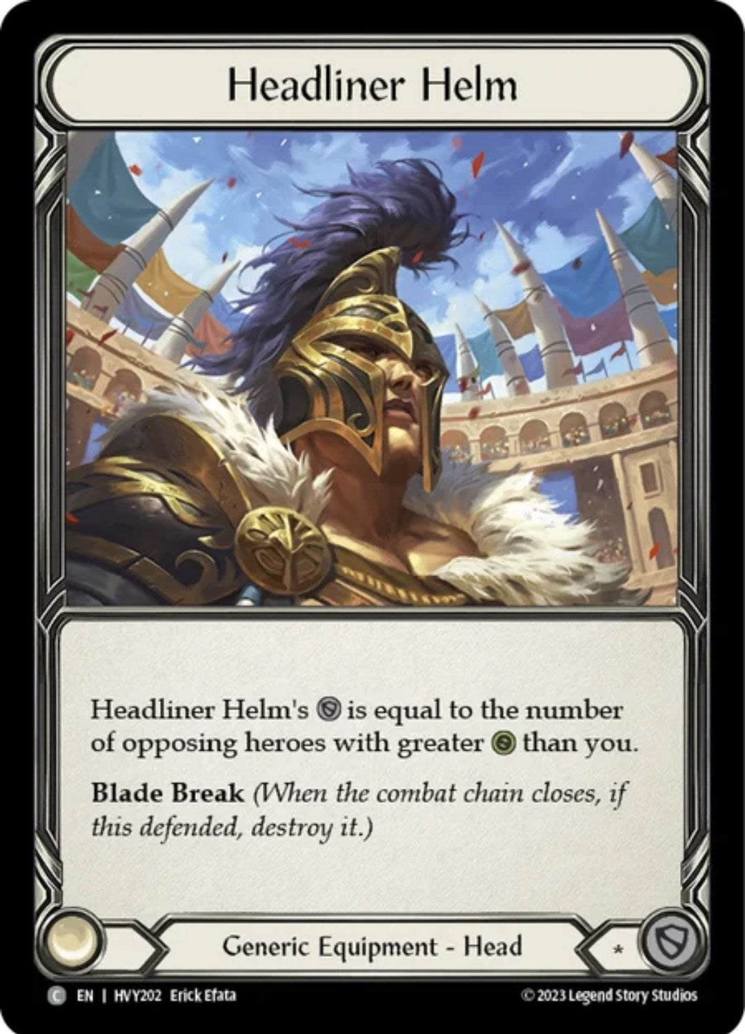 Headliner Helm (202) [HVY] - Flesh and Blood TCG Single