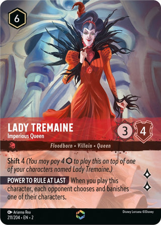 Lady Tremaine - Imperious Queen (Enchanted) (211) (2) - Disney Lorcana Single