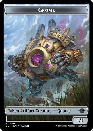 Gnome // Gnome Soldier Double-Sided Token (0) [LCI] - MTG Single