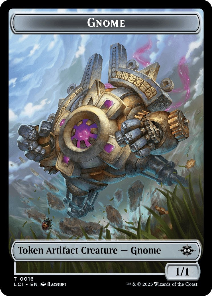Gnome // Skeleton Pirate Double-Sided Token (0) [LCI] - MTG Single