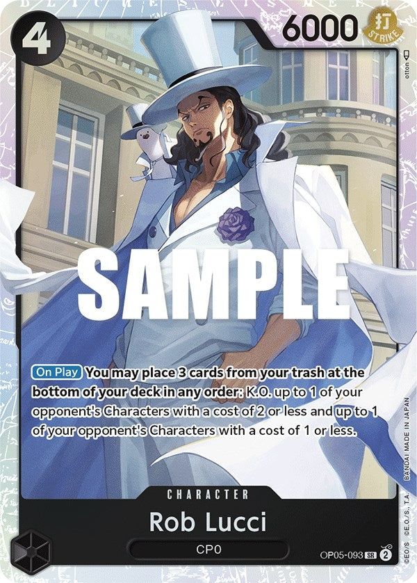 Rob Lucci (093) (5093) (OP05) - One Piece Card Game Single