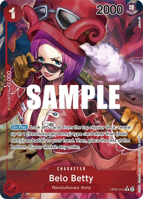 Belo Betty (015) (Alternate Art) (5015) (OP05) - One Piece Card Game Single