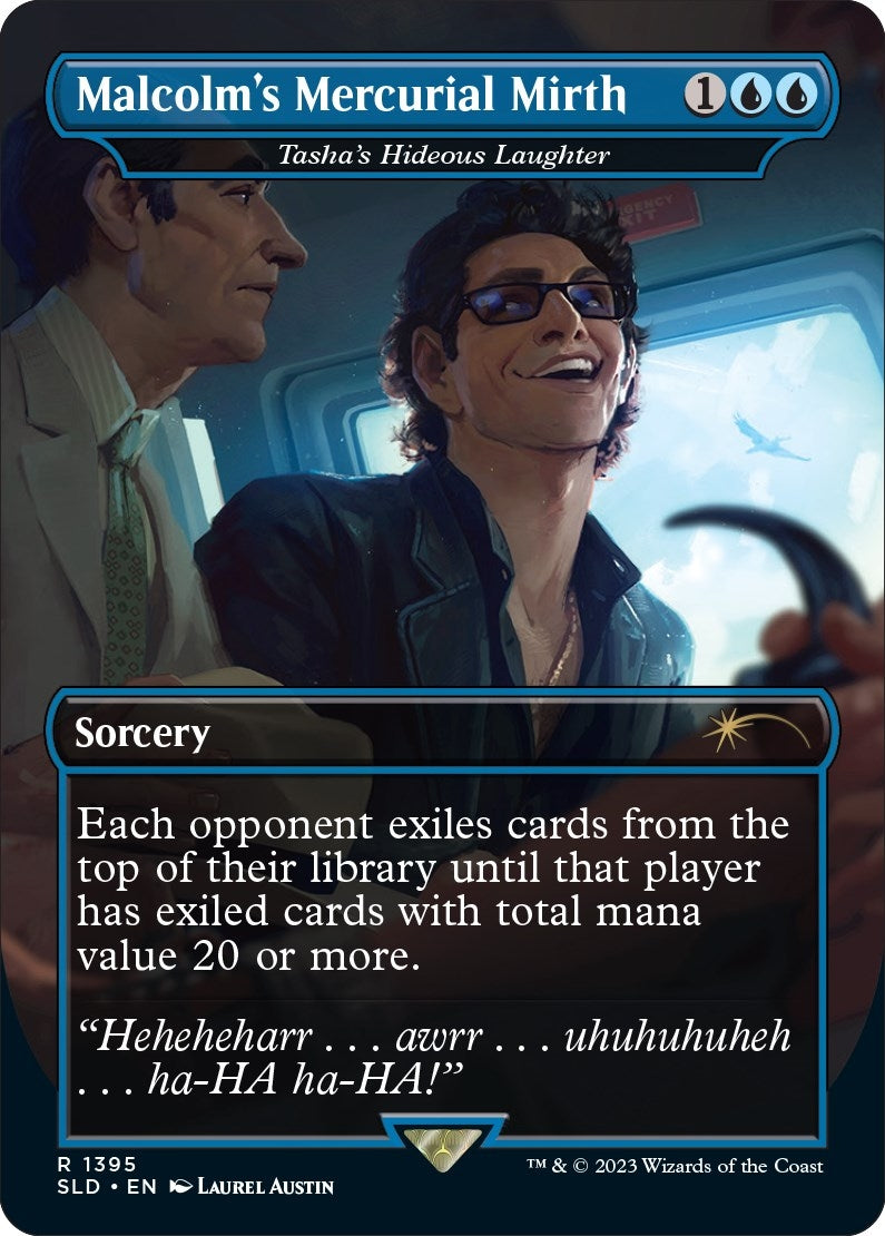 Malcolm’s Mercurial Mirth - Tasha’s Hideous Laughter (1395) [SLD] - MTG Single