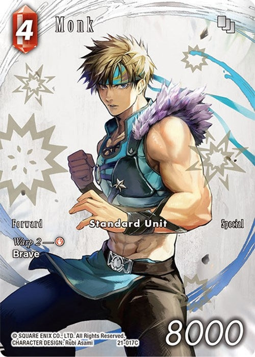 Monk (Full Art) (21) [21] - Final Fantasy TCG Single