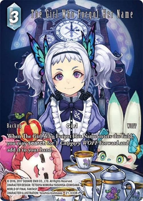 The Girl Who Forgot Her Name (Full Art) (21) [21] - Final Fantasy TCG Single