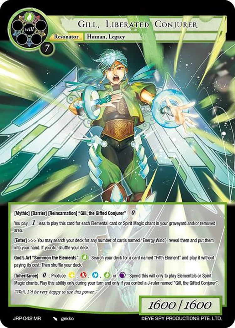 Gill Liberated Conjurer (42) [JRP] - Force of Will Single