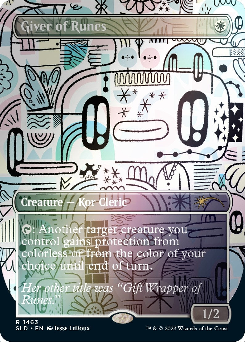 Giver of Runes (Rainbow Foil) (1463) [SLD] - MTG Single