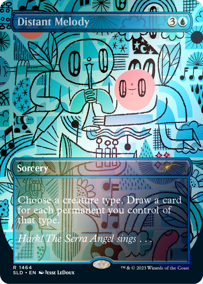 Distant Melody (Rainbow Foil) (1464) [SLD] - MTG Single