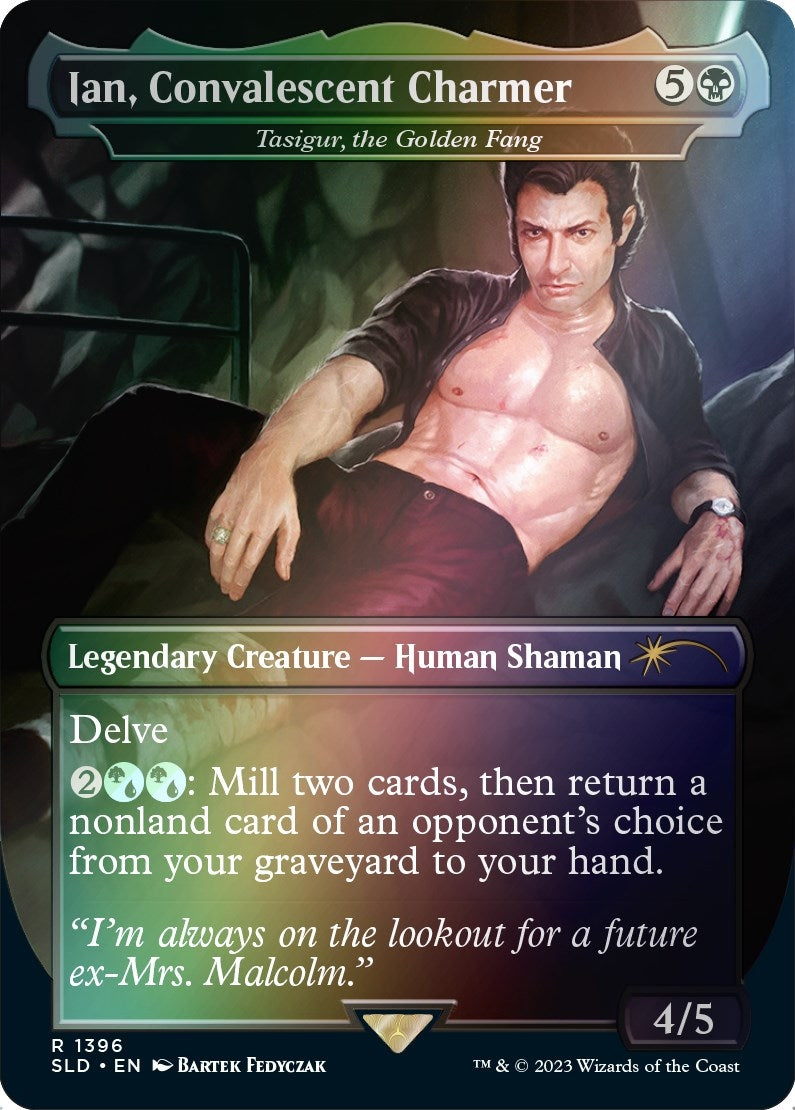 Ian Convalescent Charmer - Tasigur the Golden Fang (Rainbow Foil) (1396) [SLD] - MTG Single