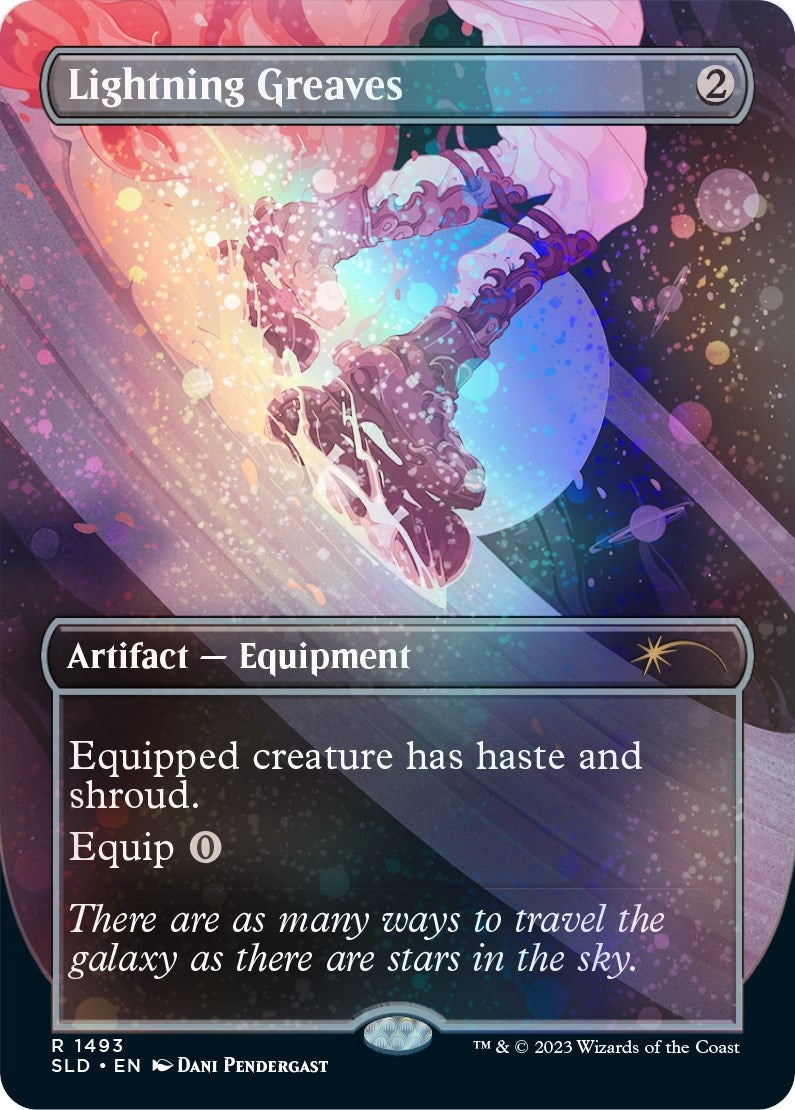 Lightning Greaves (1493) (Galaxy Foil) (1493) [SLD] - MTG Single
