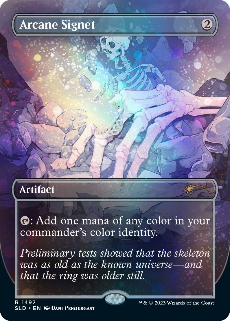 Arcane Signet (1492) (Galaxy Foil) (1492) [SLD] - MTG Single