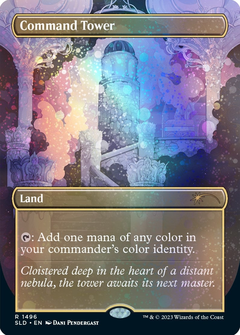 Command Tower (1496) (Galaxy Foil) (1496) [SLD] - MTG Single
