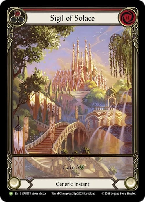 Sigil of Solace (FAB178) (178) [PR] - Flesh and Blood TCG Single