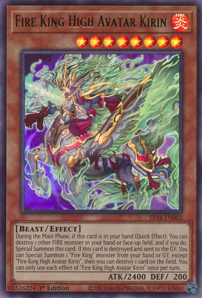 Fire King High Avatar Kirin (14002) (SR14) - YuGiOh Single