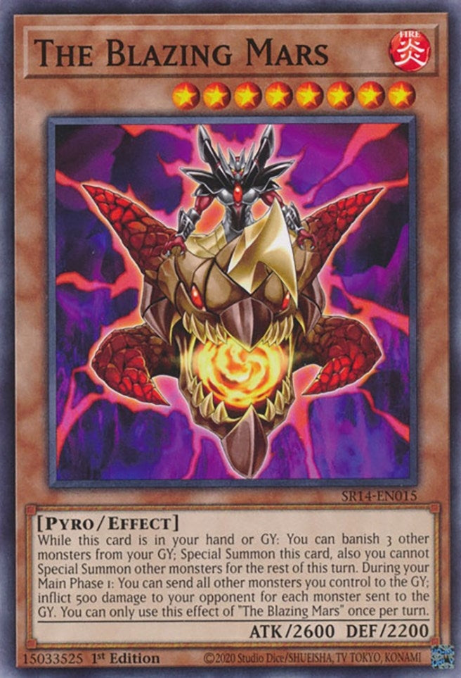 The Blazing Mars (14015) (SR14) - YuGiOh Single
