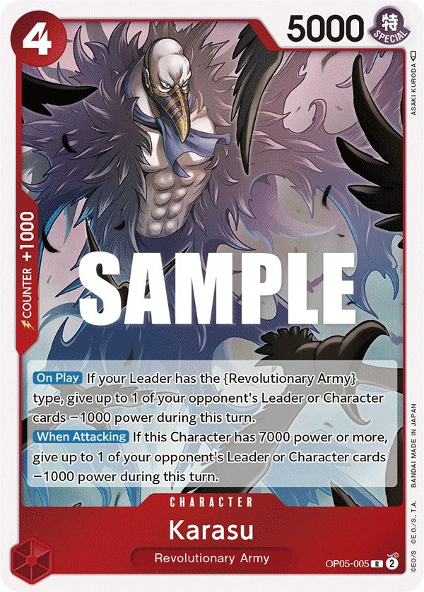 Karasu (5005) (OP05) - One Piece Card Game Single