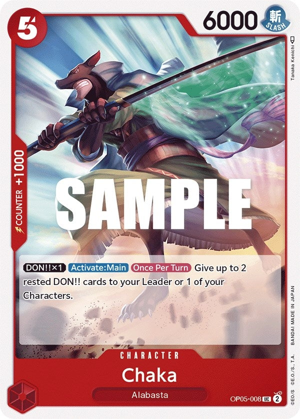 Chaka (5008) (OP05) - One Piece Card Game Single