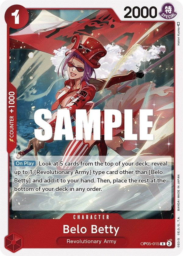 Belo Betty (015) (5015) (OP05) - One Piece Card Game Single