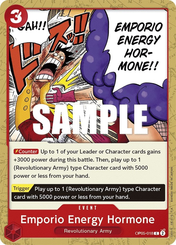 Emporio Energy Hormone (5018) (OP05) - One Piece Card Game Single