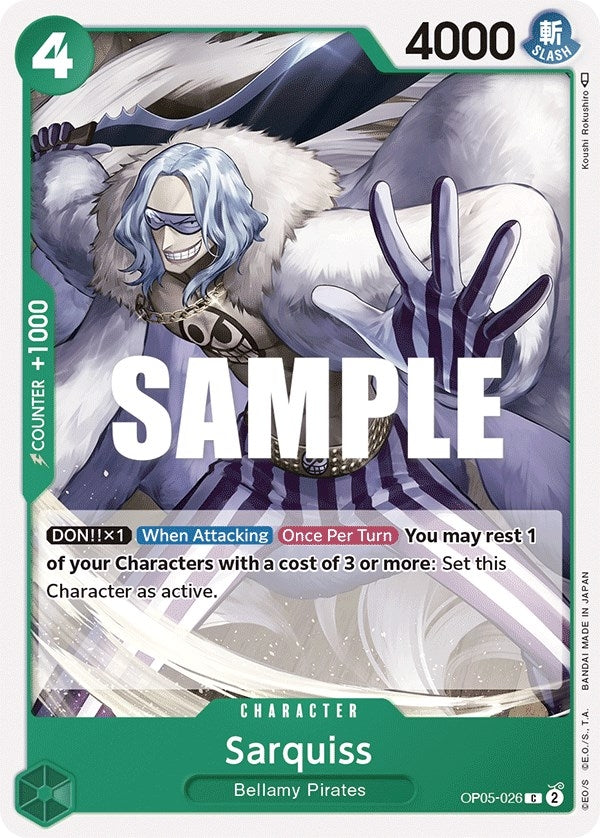 Sarquiss (5026) (OP05) - One Piece Card Game Single