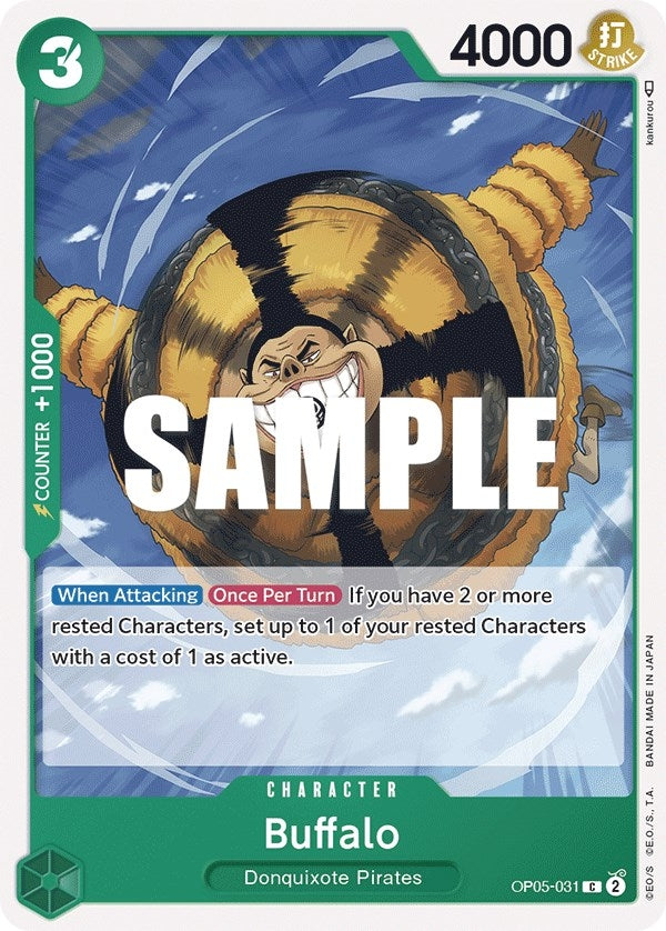 Buffalo (5031) (OP05) - One Piece Card Game Single