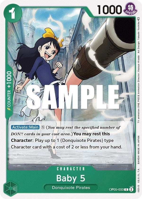 Baby 5 (033) (5033) (OP05) - One Piece Card Game Single