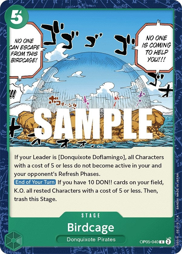 Birdcage (5040) (OP05) - One Piece Card Game Single