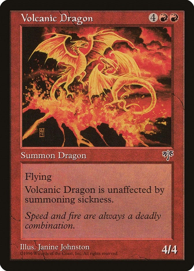 Volcanic Dragon [MIR] - MTG Single