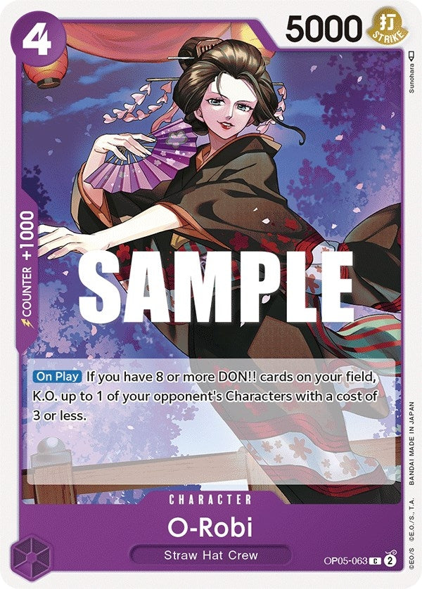 O-Robi (5063) (OP05) - One Piece Card Game Single