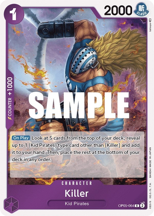 Killer (5064) (OP05) - One Piece Card Game Single