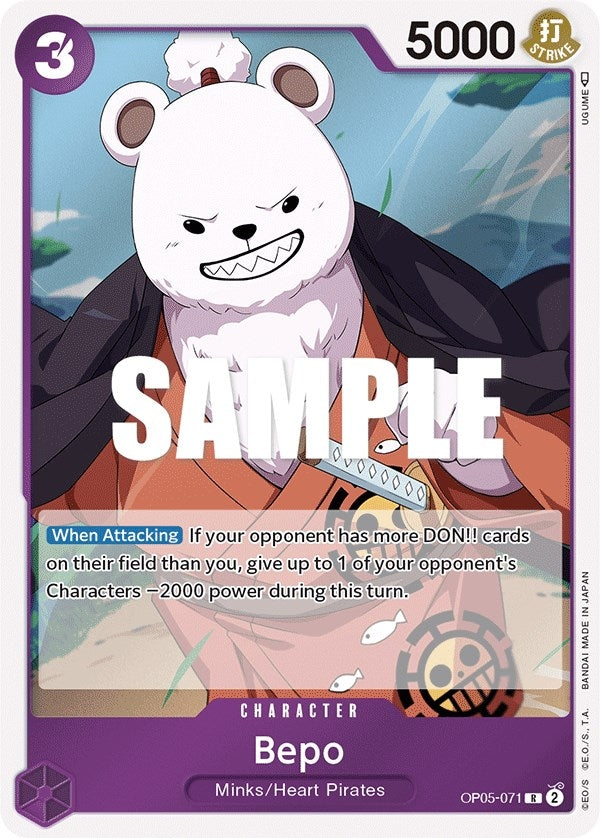 Bepo (5071) (OP05) - One Piece Card Game Single