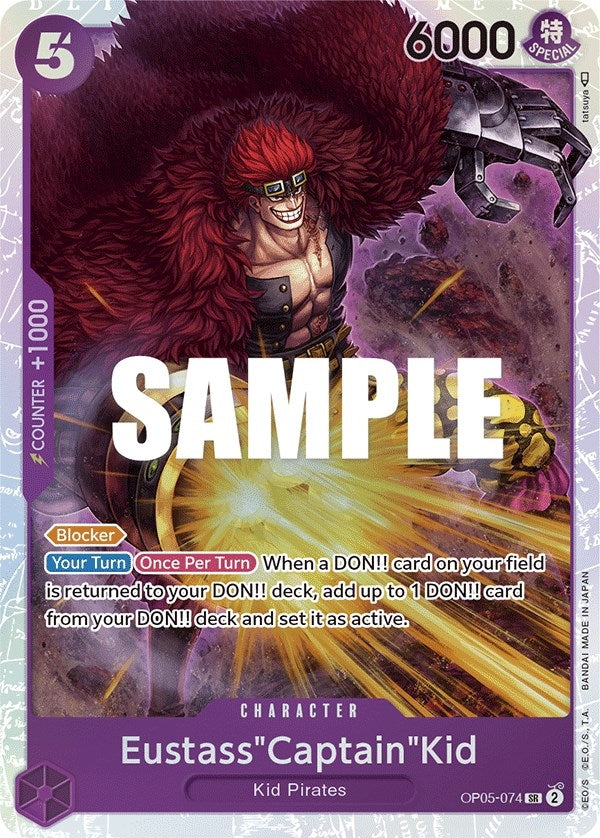 Eustass’Captain’Kid (5074) (OP05) - One Piece Card Game Single