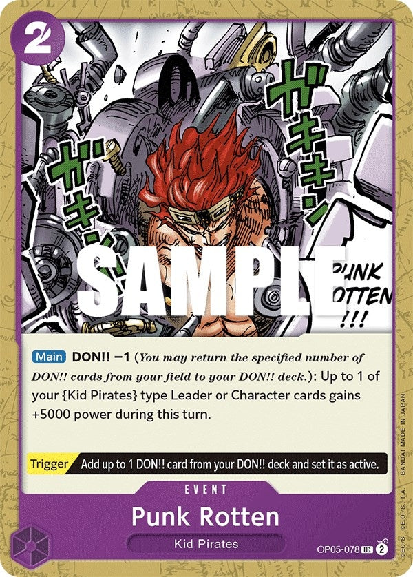 Punk Rotten (5078) (OP05) - One Piece Card Game Single